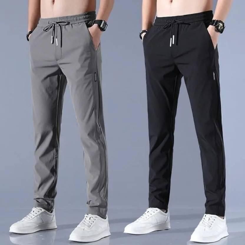 2pcs Combo of Men's NS Lycra Track Pants