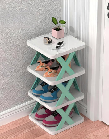 Premium Quality Plastic Shelf Foldable Shoe Rack